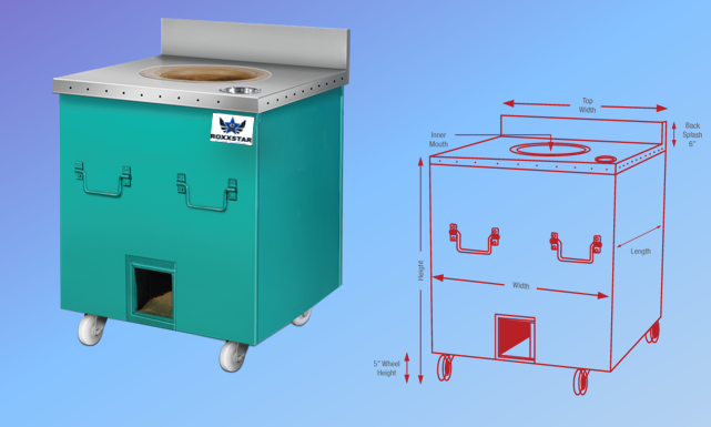 MILD STEEL SQUARE TANDOOR