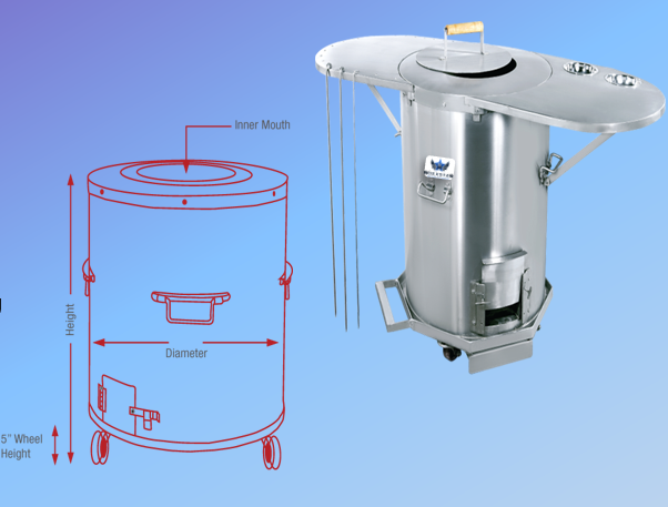 COPPER MIRROR FINISHED TANDOOR