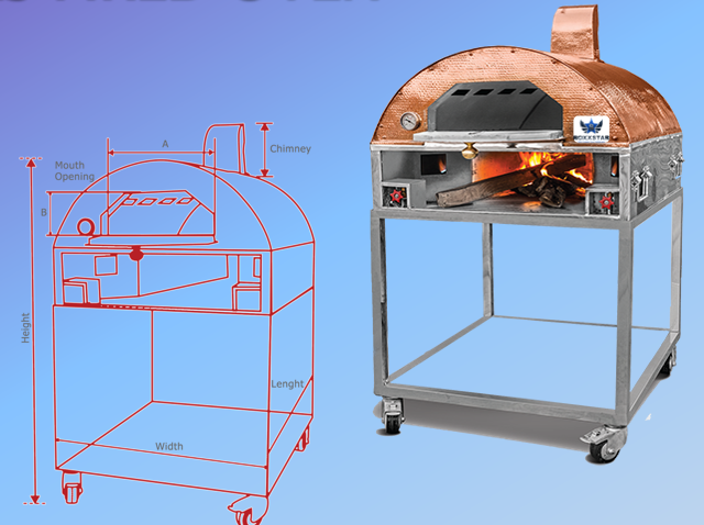 WOOD And Gas FIRED OVEN